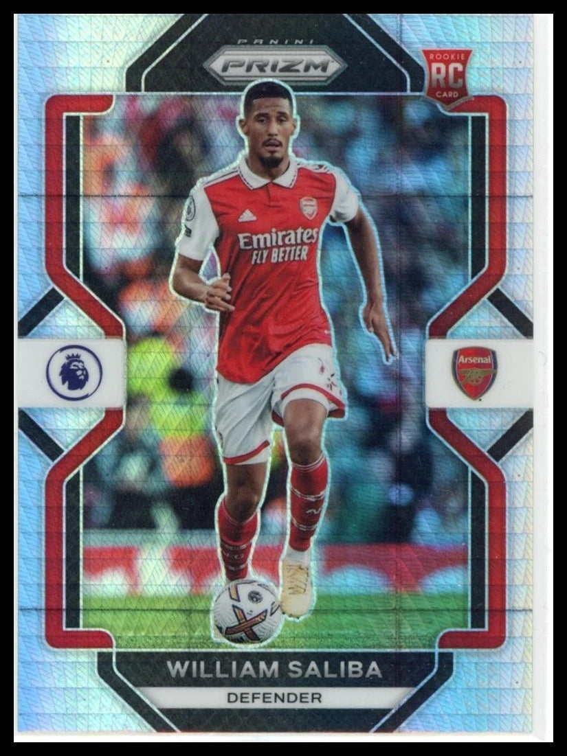 2022-23 Panini Prizm Premier League - William Saliba #167 (RC) Silver Prizm