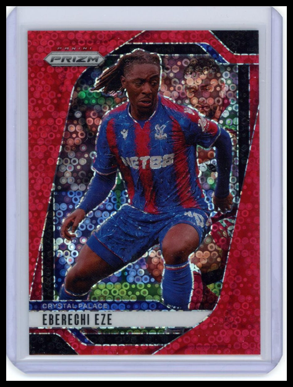 2024-25 Panini Prizm Premier League - Eberechi Eze #160 Breakaway Red /49 Crystal Palace