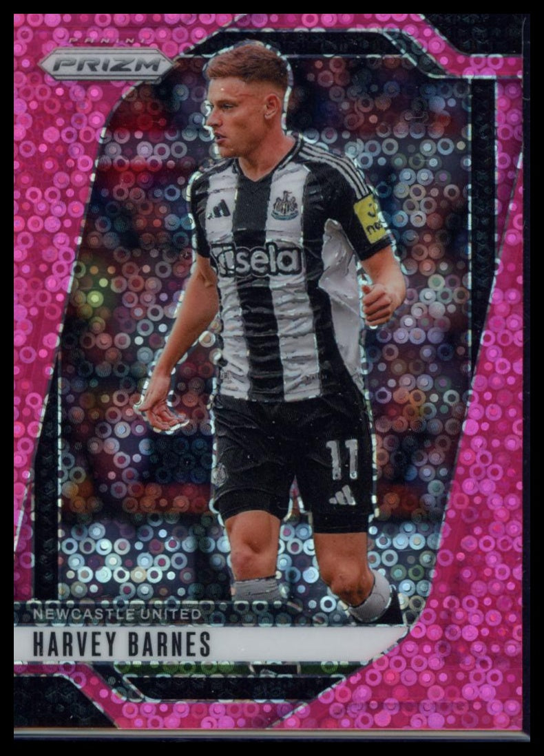 2024-25 Panini Prizm Premier League - Harvey Barnes #123 Breakaway Pink /149 Newcastle