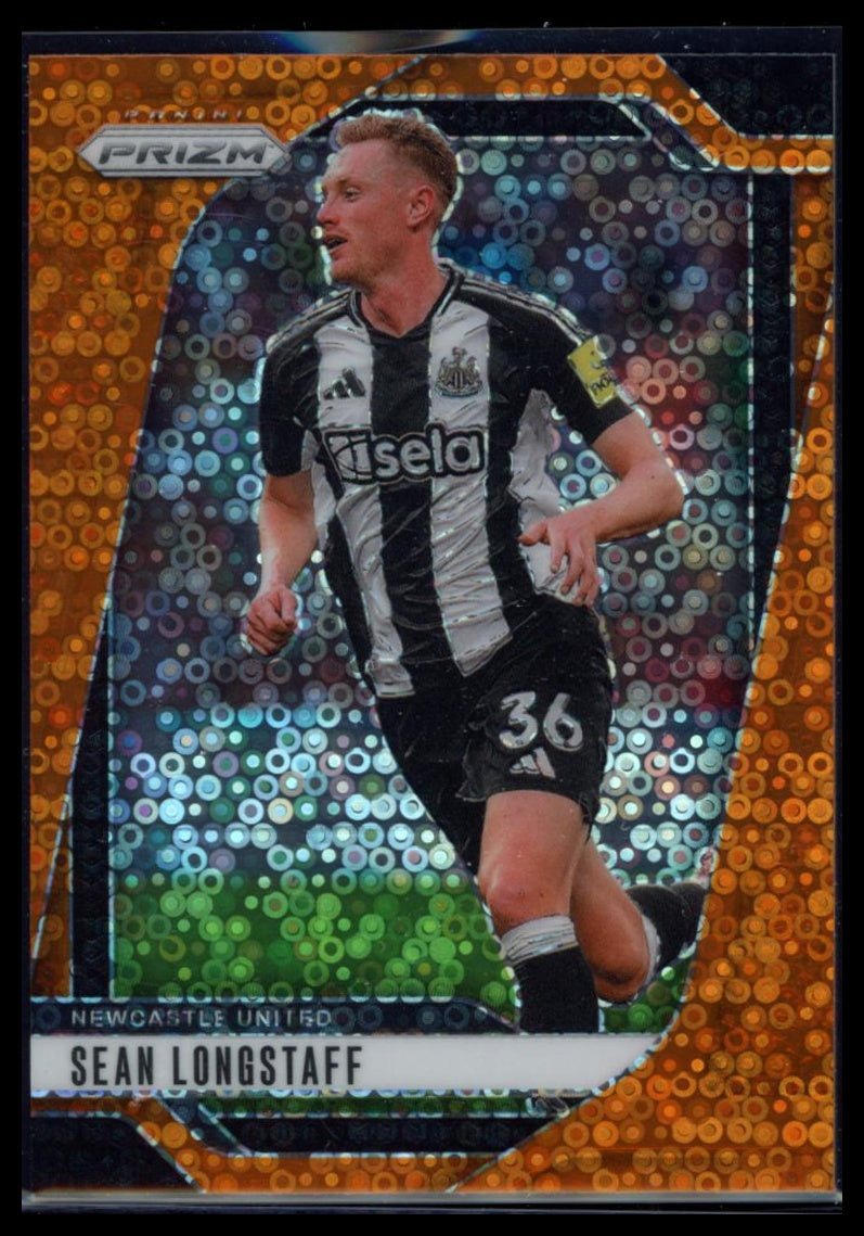 2024-25 Panini Prizm Premier League - Sean Longstaff #113 Breakaway Orange Newcastle